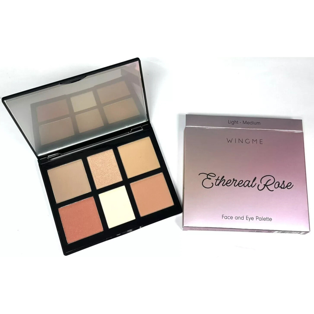 New WINGME Ethereal Rose Eye & Face Palette Light-Medium